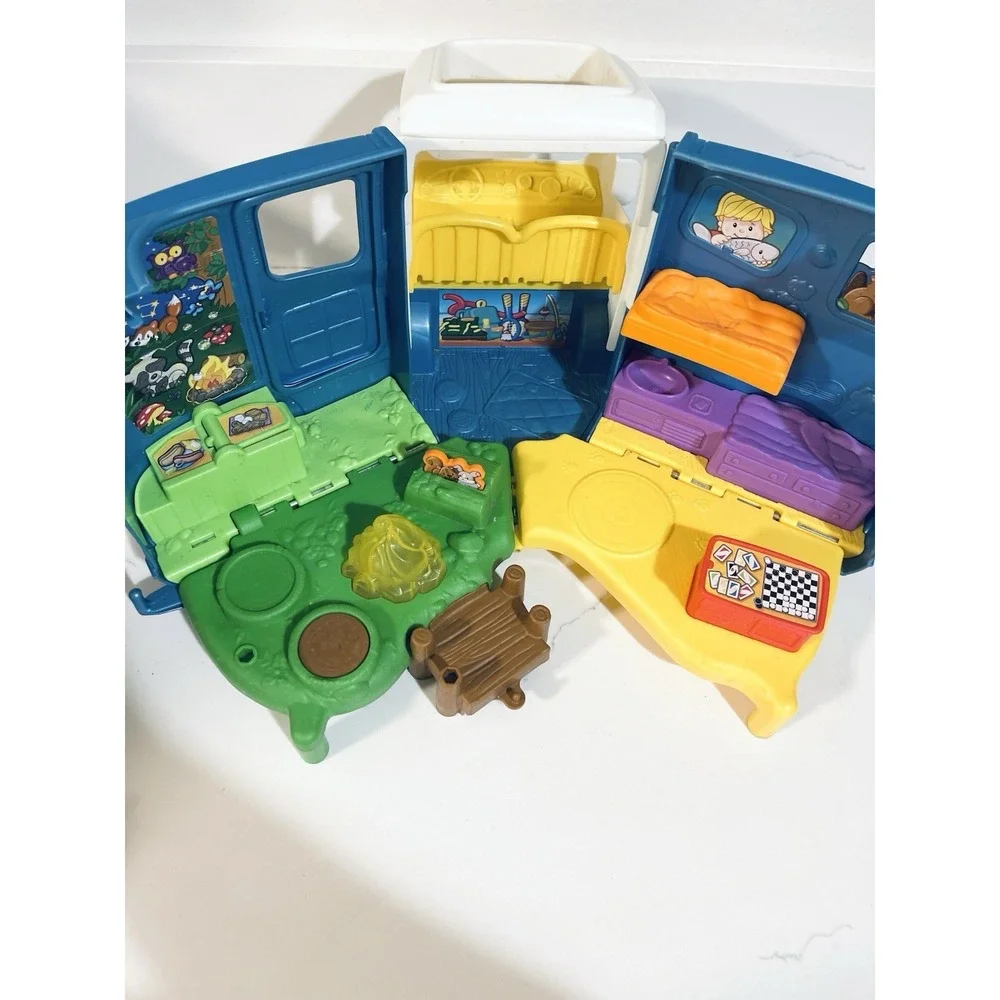 Fisher Price Little People Songs & Sounds Camping Van‎ RV Motor Home Camper